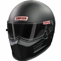 Helmet - Simpson - Bandit -Flat Black - Adult Small