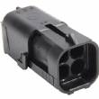 Weather Pack 4 Pin Square Shroud Housing Male