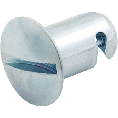 Quick Turn Fastener Oval Head 7/16 x.500 Steel Pk of 10