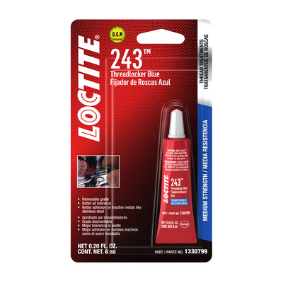 Thread Locker - Blue 243 - 5 ml Tube - Loctite
