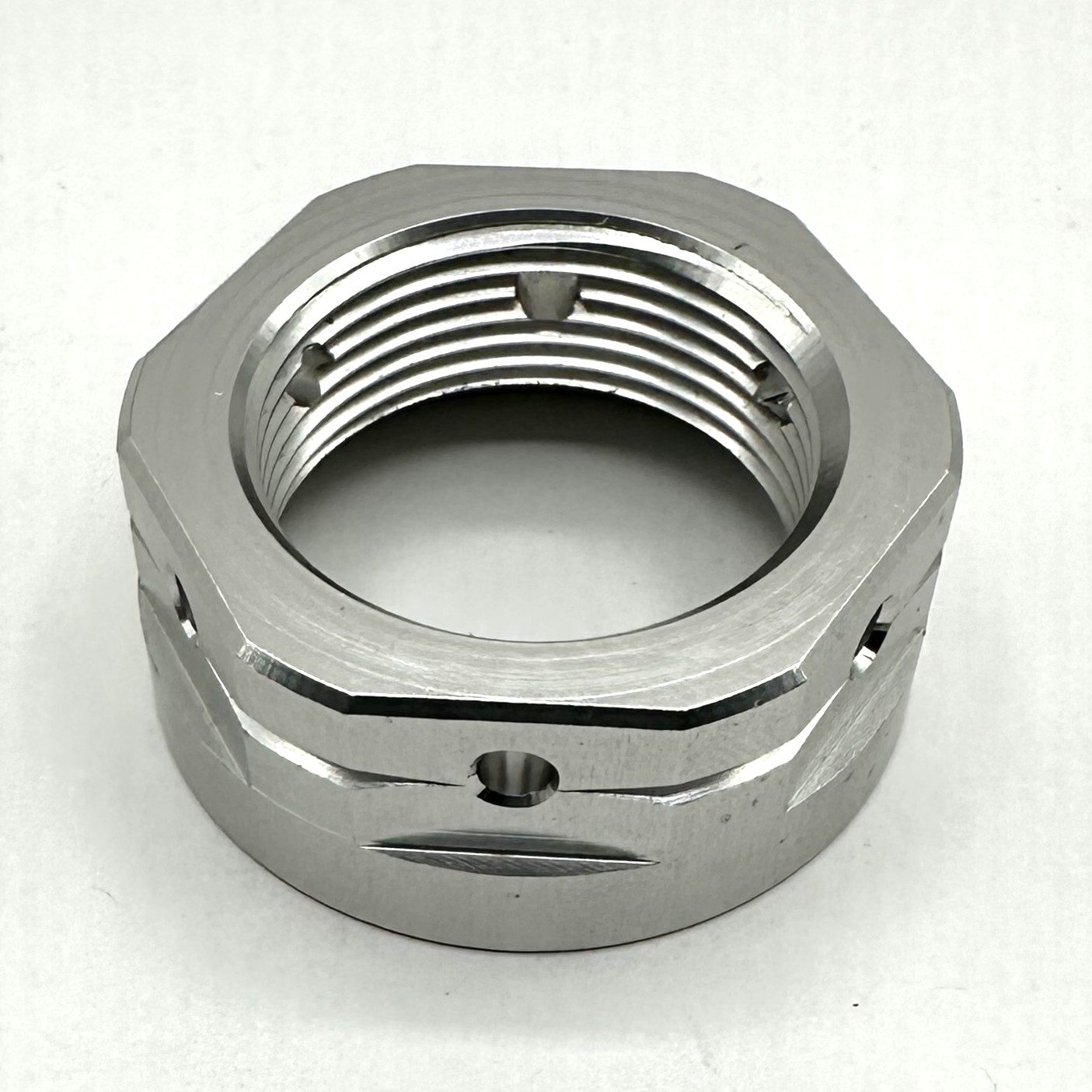 Axle Nut - Zero-Error - Splined Axle - Left Hand -Beveled