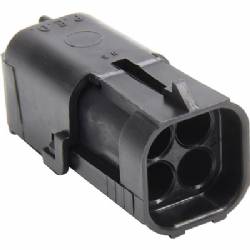 Weather Pack 4 Pin Square Shroud Housing Female