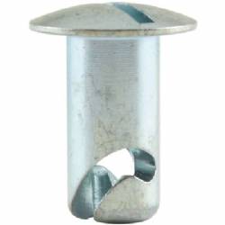 Quick Turn Fastener Oval Head 5/16 x.500 Steel Pk of 50