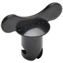 Quick Turn Fastener Winged Head 7/16 x.500 Steel- Black - Pk of 10