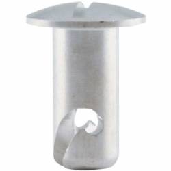 Quick Turn Fastener Oval Head 5/16 x.500 Aluminum Pk of 10