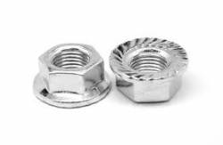 Lugnut - 5/16-24 - Serrated  - 12 pack