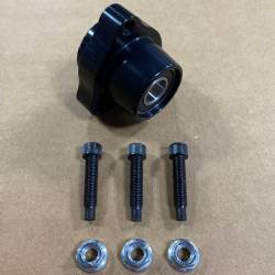Hub Front - Complete - Black - Std. Bearings - 5/16 Stud - NC Chassis