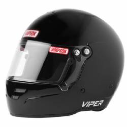 Simpson Viper Flat Black Adult Small