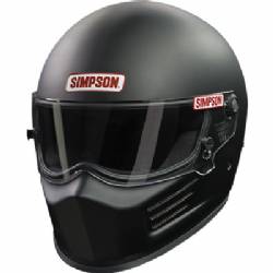 Helmet - Simpson - Bandit -Flat Black - Adult Medium