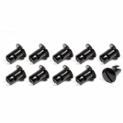Quick Turn Fastener Oval Head 7/16 x.500 Aluminum Black Pk of 10