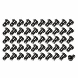Quick Turn Fastener Oval Head 7/16 x.500 Aluminum Black Pk of 50