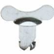 Quick Turn Fastener Winged Head 7/16 x.500 Steel Pk of 10