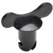 Quick Turn Fastener Winged Head 7/16 x.500 Steel- Black - Pk of 10