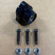 Hub Front - Complete - Black - Std. Bearings - 5/16 Stud - NC Chassis