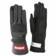 RaceQuip Racing Gloves Adult Medium  Black