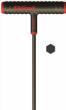 T Handle Wrench - 1/4 Hex - 9" Long - Cushion Grip