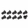 Quick Turn Fastener Oval Head 7/16 x.500 Aluminum Black Pk of 10