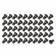 Quick Turn Fastener Oval Head 7/16 x.500 Aluminum Black Pk of 50